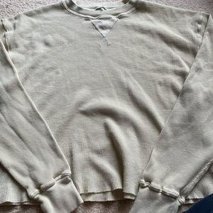Brandy Melville light yellow Laila thermal